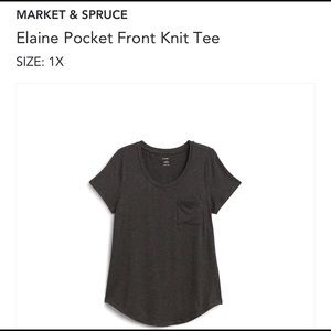 Black/dark grey tee shirt